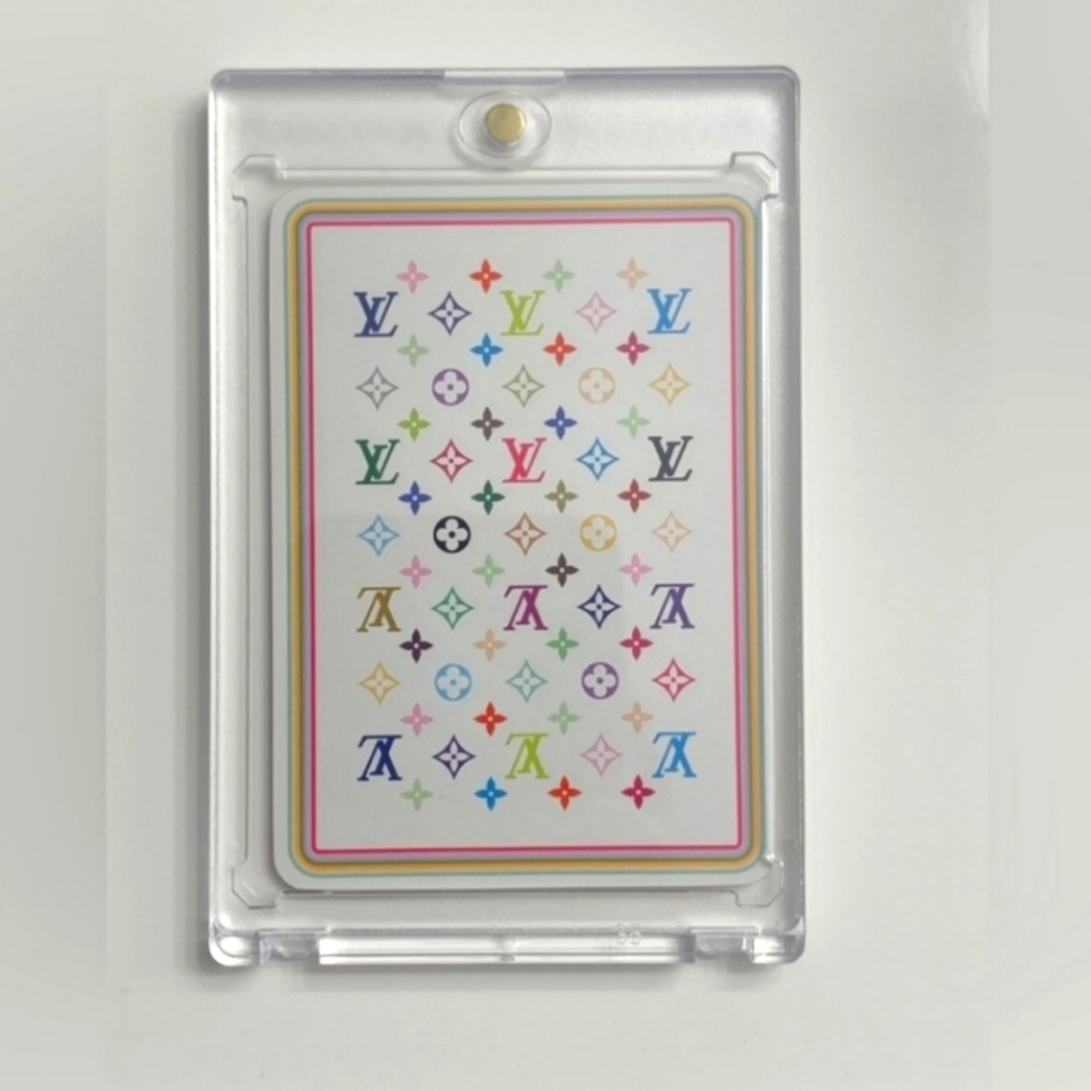 LOUIS VUITTON Takashi Murakami Playing Card 8 of 💎 in case W/COA